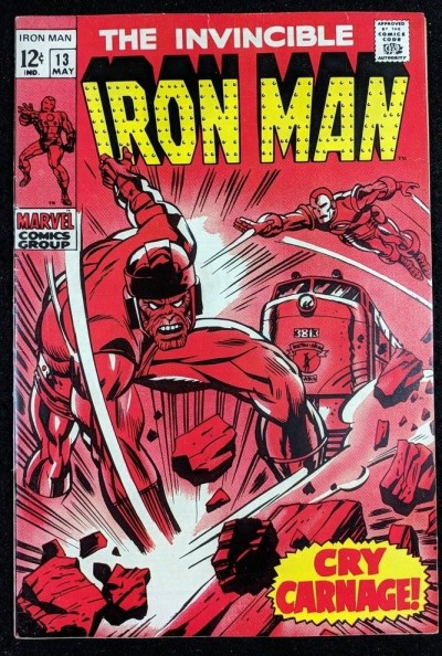 Iron Man (1968) #13 VF- (7.5)  vs  Controller 