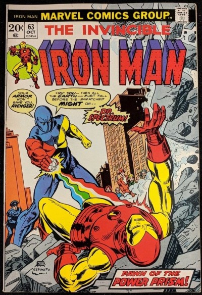 Iron Man (1968) #63 VF (8.0)  vs Dr. Spectrum