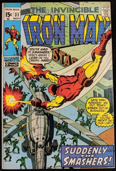 Iron Man (1968) #31 NM (9.4)  vs Smashers