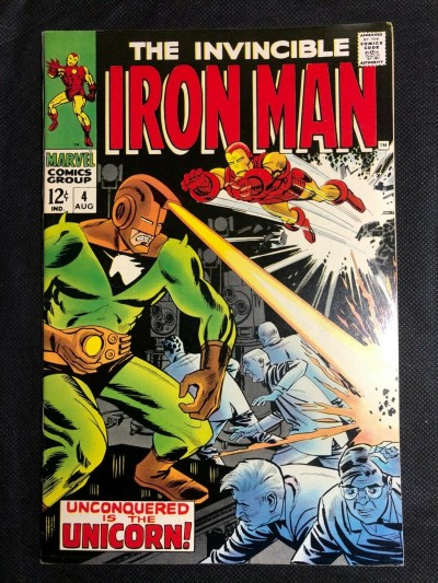 Iron Man (1968) #4 VF- (7.5) Johnny Craig The Unicorn