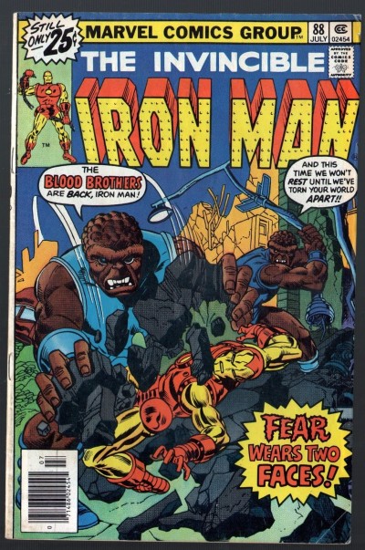 Iron Man (1968) #88 FN- (5.5) vs Blood Brothers