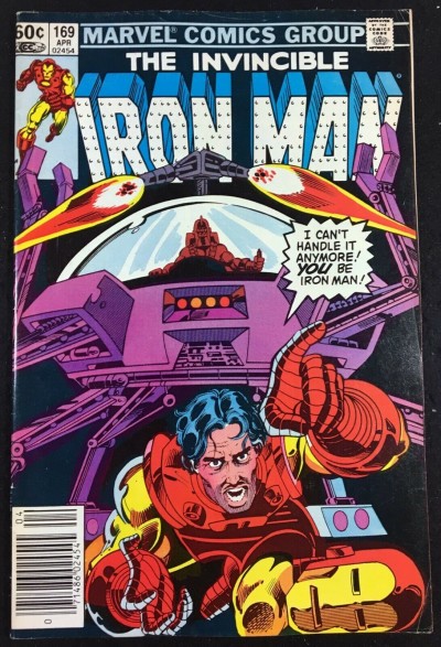 Iron Man (1968) #169 FN (6.0) Jim Rhodes replaces Tony Stark as Iron Man 