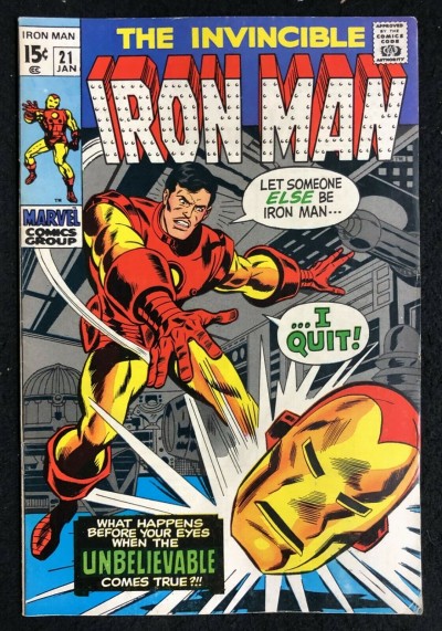 Iron Man (1968) #21 FN+ (6.5) Crimson Dynamo app