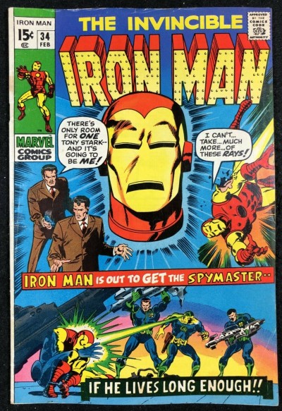 Iron Man (1968) #34 FN- (5.5) 2nd app Spymaster