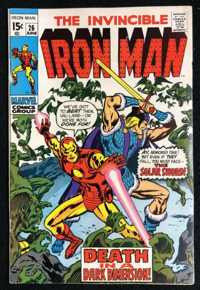 Iron Man (1968) #26 FN (6.0) Solar Sword app