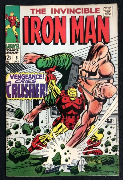 Iron Man (1968) #6 FN (6.0) versus Crusher