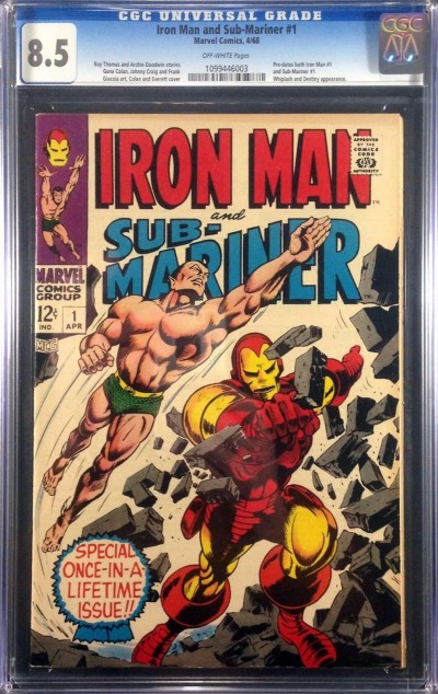 Iron Man and Sub-Mariner (1968) #1 CGC 8.5 (1099446003)