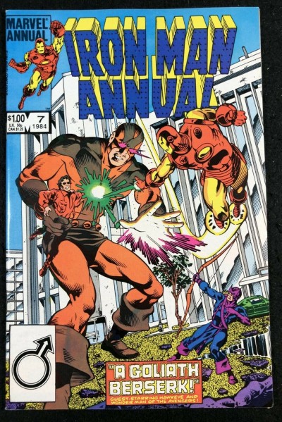 Iron Man Annual (1984) #7 NM (9.4) Hawkeye & Wonderman