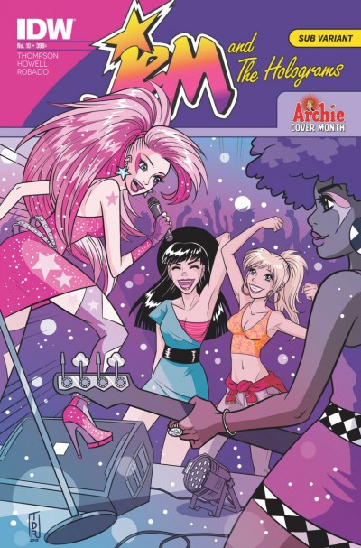 Jem and the Holograms (2015) #10 VF/NM-NM Archie Cover Month Variant Cover