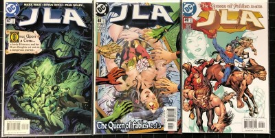JLA (1997) #47 48 49 NM (9.4) complete Queen of Fables Storyline Mark Waid