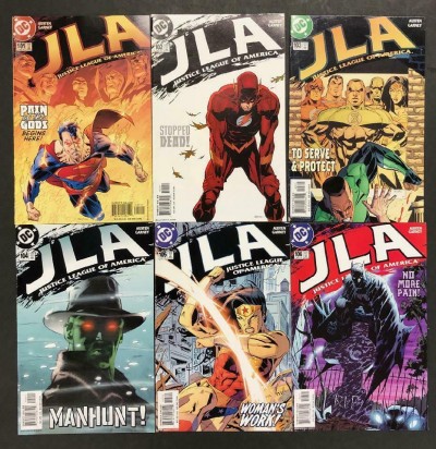JLA (1997) #'s 101 102 103 104 105 106 Complete "The Pain of the Gods" VF/NM Set