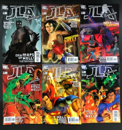 JLA: Classified (2005) #"s 10 11 12 13 14 15 Complete "New Maps of Hell" Set