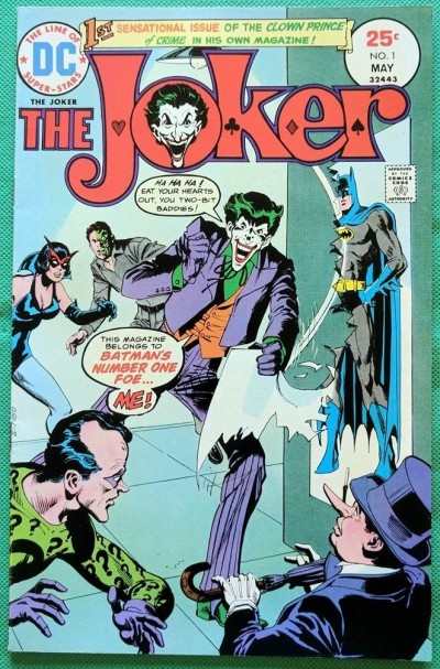 Joker (1975) #1 VF+ (8.5) Batman Catwoman Two-Face Riddler Penguin cover
