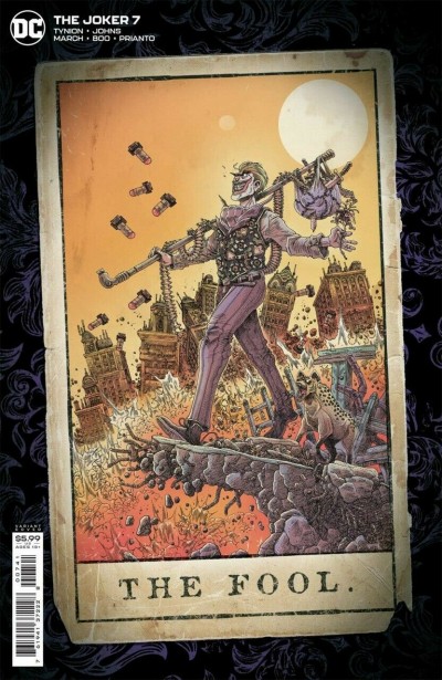 Joker (2021) #7 VF/NM James Stokoe 1:25 Tarot Card Variant Cover