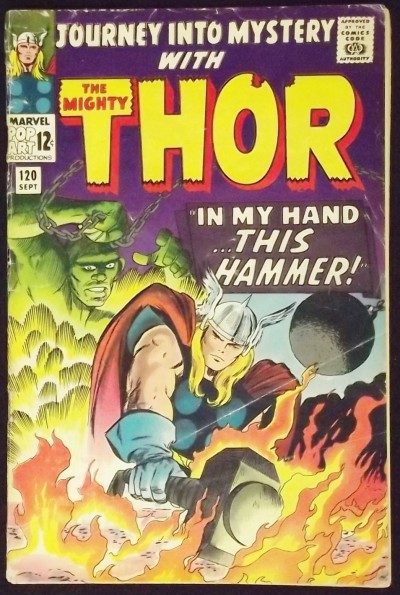 JOURNEY INTO MYSTERY #120 VG THOR
