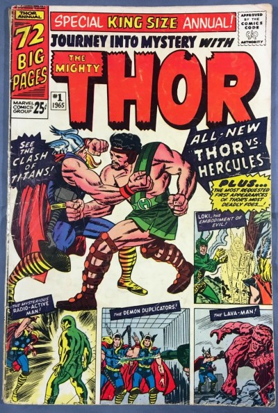 Journey into Mystery Annual (1965) #1 GD+ (2.5) featuring Thor 1st app Hercules