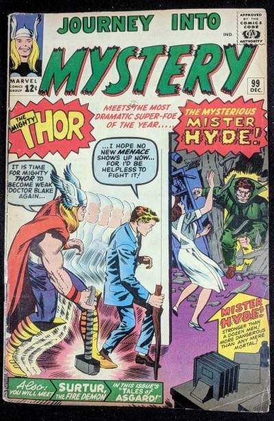Journey into Mystery (1962) #99 GD+ (2.5) featuring Thor 1st app Mr.Hyde