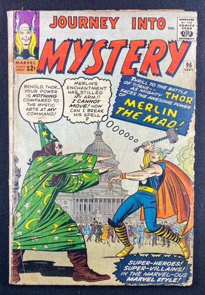 Journey into Mystery (1952) #96 GD (2.0) Jack Kirby Joe Sinnott 1st Mad Merlin