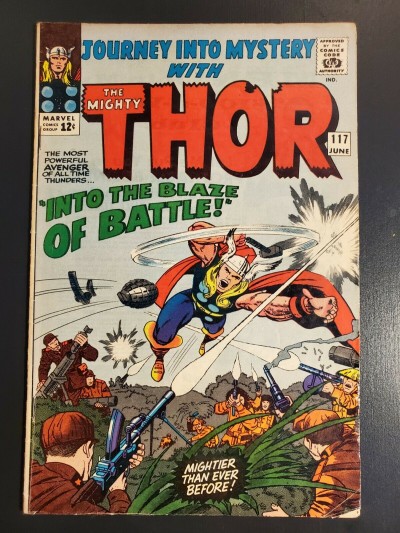 Journey into Mystery with Thor #117 (1965) VG+ 4.5 Into the Blaze of Battle|