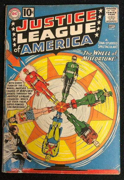 Justice League of America (1960) #6 GD (2.0) Origin & 1st app Prof. Amos Fortune