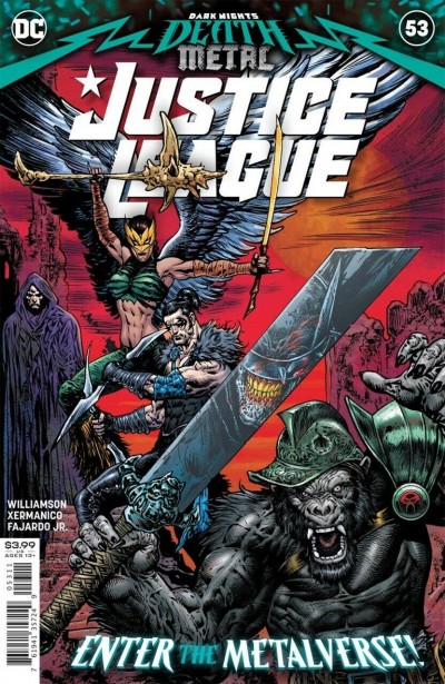 Justice League (2018) #53 VF/NM Liam Sharp Dark Nights: Death Metal Tie-In