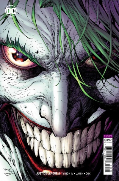 Justice League (2018) #8 VF/NM Jim Lee Joker Variant Cover 