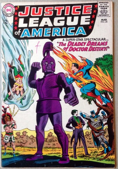 Justice League of America (1960) #34 VG/FN (5.0) Superman Batman Joker cover