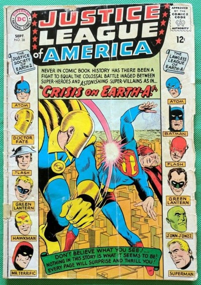 Justice League of America (1960) #38 GD- (1.8)  Crisis on Earth A