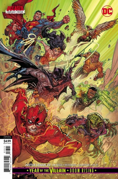 Justice League (2018) #33 VF/NM Jonboy Meyers DCeased Variant Cover