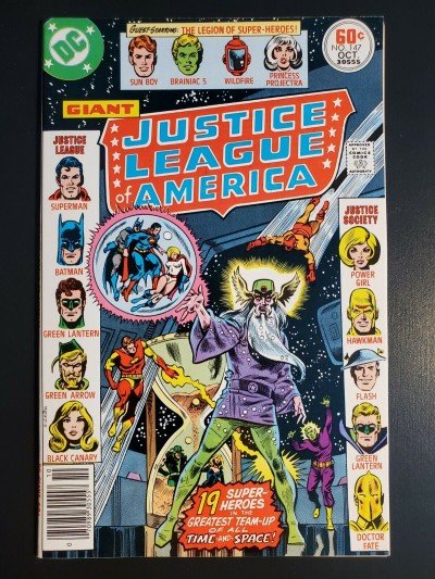 Justice League Of America #147 (1977) NM- 9.2 DC Comics High grade bronze giant|