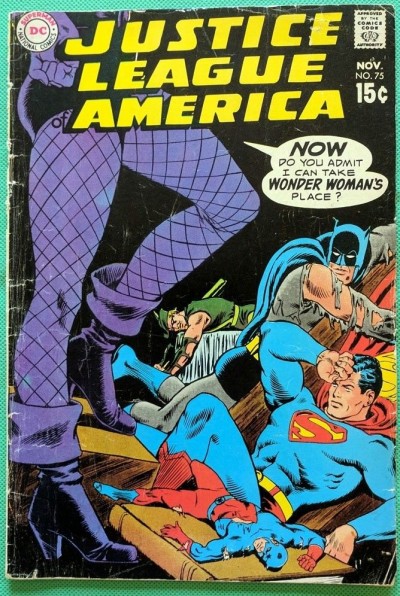 Justice League of America (1960) #75 GD+ (2.5) Black Canary joins JLA