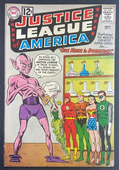Justice League of America (1960) #11 FN- (5.5) Mike Sekowsky Art Felix Faust App
