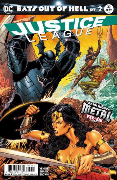 Justice League (2016) #32 VF/NM Ethan Van Sciver Cover Metal DC Universe