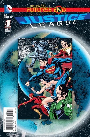 JUSTICE LEAGUE: FUTURES END (2014) #1 VF/NM-NM 3D LENTICULAR COVER THE NEW 52!