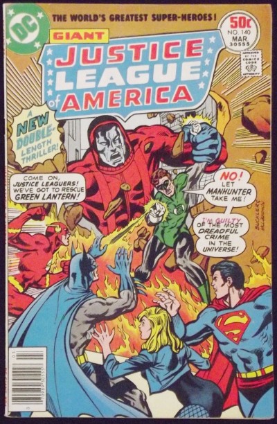 JUSTICE LEAGUE OF AMERICA #140 VF- 52PG GIANT