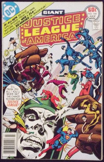 JUSTICE LEAGUE OF AMERICA #144 VF+ 52PG GIANT