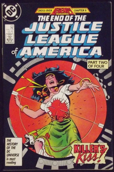 JUSTICE LEAGUE OF AMERICA #259 VF+ LEGENDS X-OVER