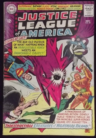 JUSTICE LEAGUE OF AMERICA #4O VG/FN