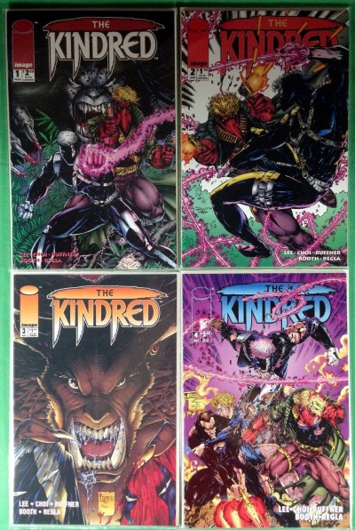 Kindred (1994) 1 2 3 4 complete set Jim Lee Brett Booth Image Comics