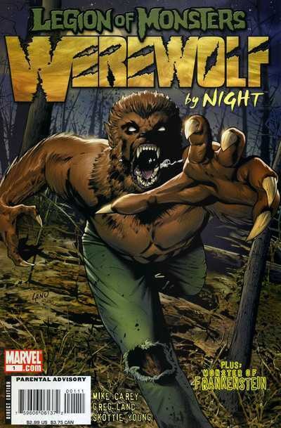 Legion of Monsters: Werewolf By Night (2007) #1 VF/NM Greg Land Cover
