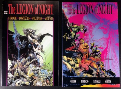 Legion of Night (1991) 1 2 complete set Steve Gerber Portacio Marvel horror 