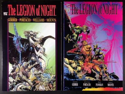 Legion of Night (1991) 1 2 complete set VF/NM Gerber Portacio Marvel horror 