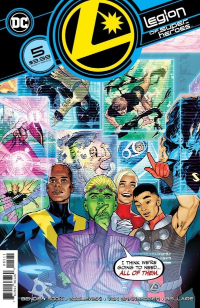 Legion of Super-Heroes (2019) #5 NM (9.4) Bendis Ryan Sook Regular Cover A