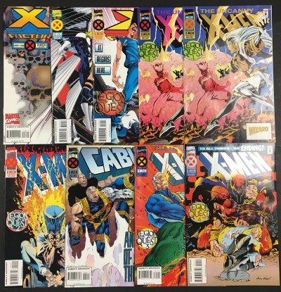 Legion Quest (1995) complete set 9 comics total Cable X-men Uncanny X-Factor 
