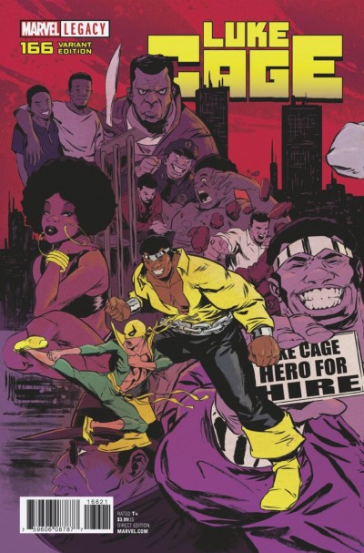 Luke Cage (2017) #166 VF/NM Connecting Variant Cover