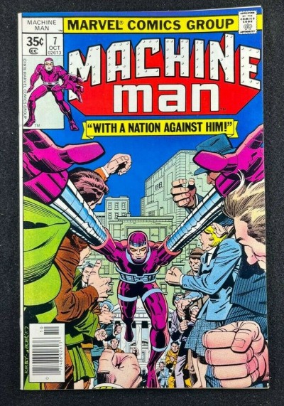 Machine Man (1978) #7 VF/NM (9.0) 1st App Power Broker Jack Kirby Cover & Art