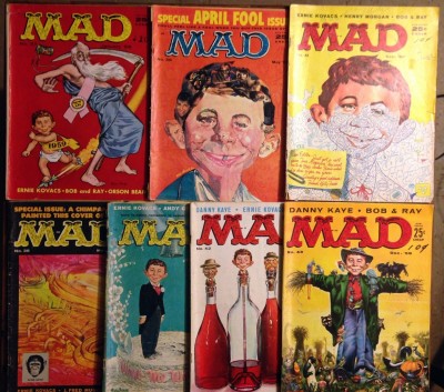 Mad Magazine (1955) # 37 38 39 40 41 42 43 1958 the complete year lot of 7 