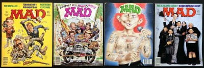 Mad Magazine (1952) #308-315 complete Year of 1992 January-December 8 issues