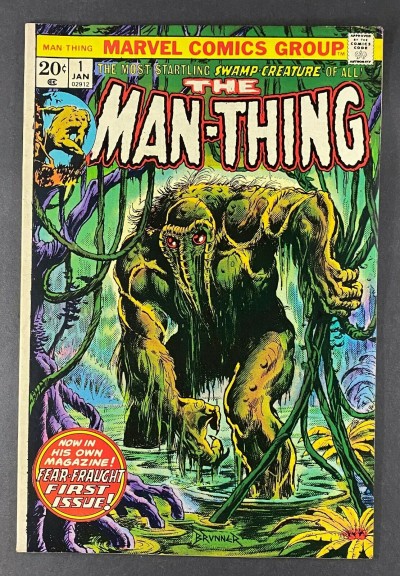 Man-Thing (1974) #1 FN/VF (7.0) Frank Brunner Cover