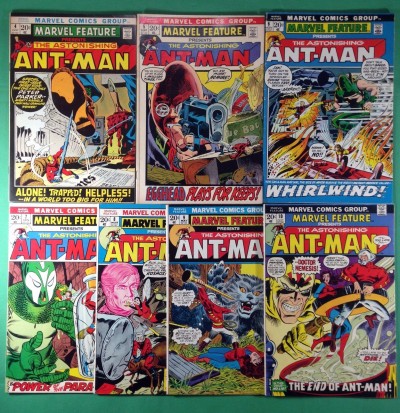 Marvel Feature (1972) 4 5 6 7 8 9 10 FN/VF (7.0) return of Ant-Man complete set